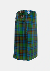Traditional_Gillies_2_Tartan_309_kilt_right_image_with_pleated_design_and_adjustable_buckles_for_men