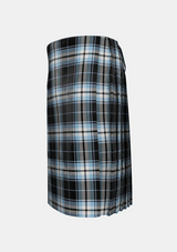 Traditional_Glasgow_Warriors_Tartan_kilt_11567_left_image_with_pleated_design_and_adjustable_buckles_for_men