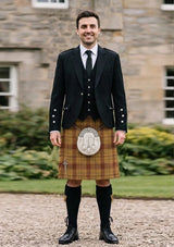 Traditional_Glen_Affric_tartan_2090_Kilt_and_Argyle_Jacket_Kilt_Outfit_front_image