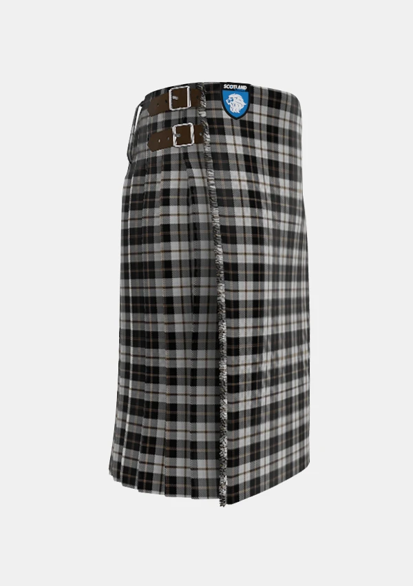 Traditional_Gleneagles_Tartan_kilt_right_image_with_pleated_design_and_adjustable_buckles_for_men