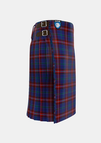 Traditional_Glenn_Tartan_kilt_5930_right_image_with_pleated_design_and_adjustable_buckles_for_men