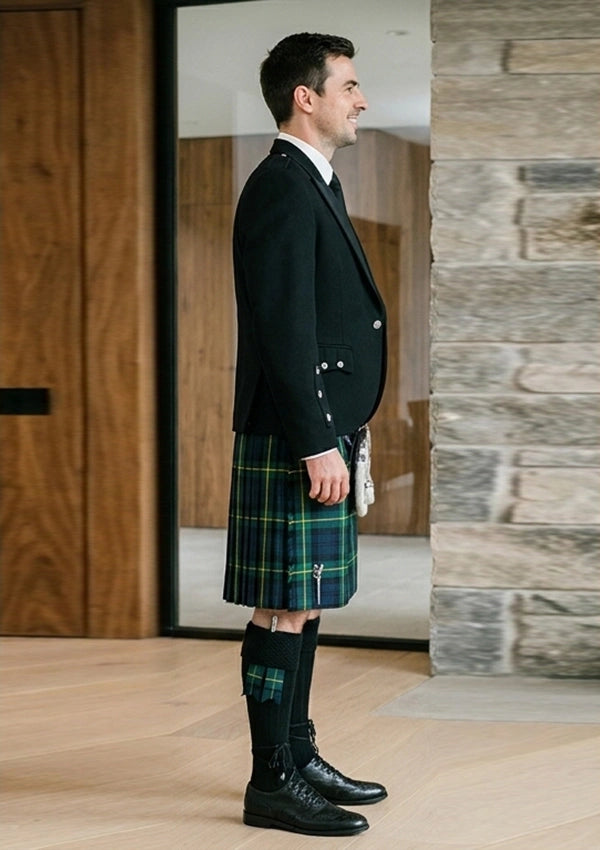 Traditional_Gordon_Tartan_Kilt_and_Argyle_Jacket_Kilt_Outfit_left_image