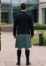Traditional_Gorman_Blue_Tartan_10390_Kilt_and_Argyle_Jacket_Kilt_Outfit_back_image