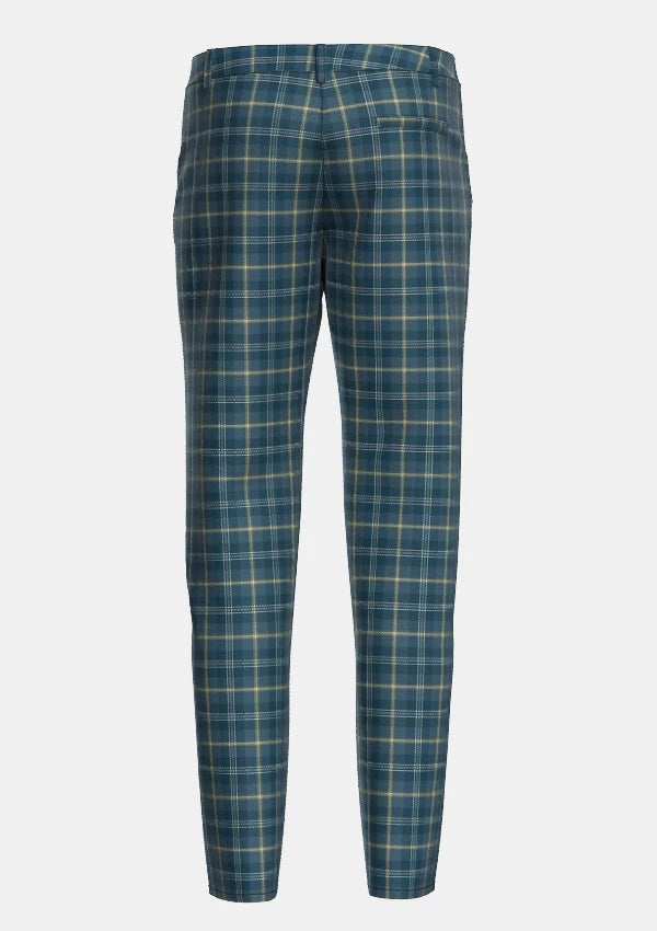 Gorman Blue Tartan Trouser