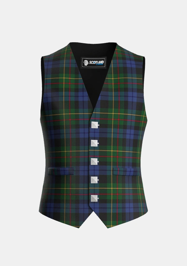 Traditional_Gow_Hunting_2_Tartan_1893_Waistcoat_front_image