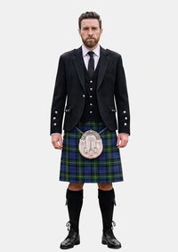 Traditional_Gow_Hunting_Tartan_1588_Kilt_and_Argyle_Jacket_Kilt_Outfits_front_image