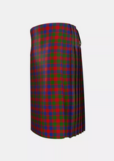 Traditional_Gow_Tartan_5916_kilt_left_image_with_pleated_design_and_adjustable_buckles_for_men