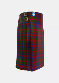 Traditional_Gow_Tartan_5916_kilt_right_image_with_pleated_design_and_adjustable_buckles_for_men