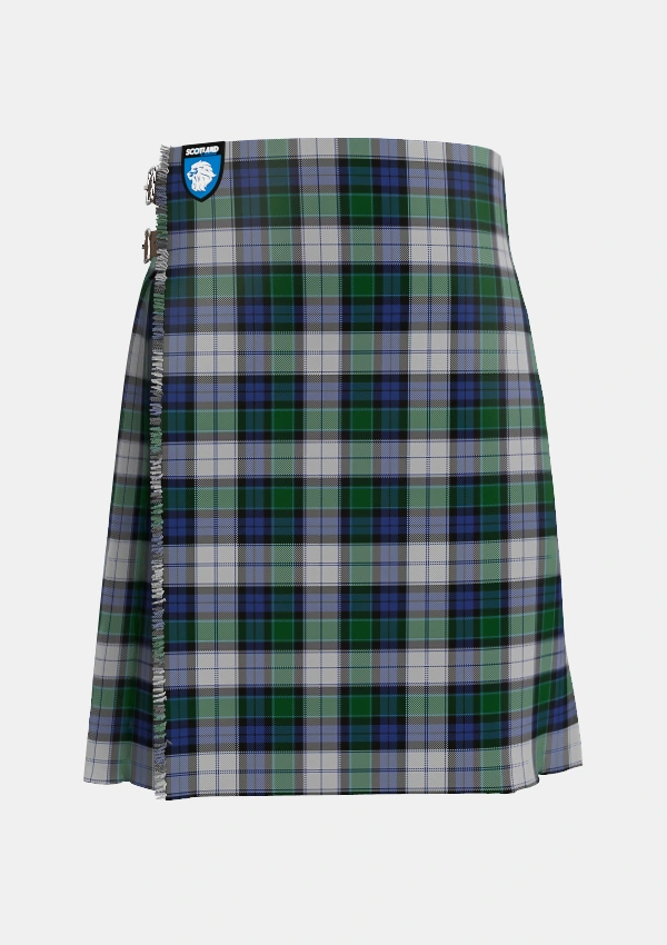 Traditional_Graham_Dress_Tartan_1787_kilt_front_image_with_pleated_design_and_adjustable_buckles_for_men