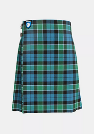 Traditional_Graham_of_Menteith_Ancient_Tartan_kilt_front_image_with_pleated_design_and_adjustable_buckles_for_men