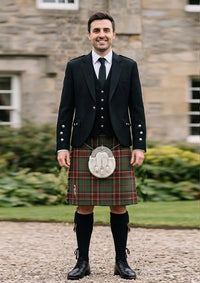 Traditional_Graham_of_Menteith_tartan_Kilt_and_Argyle_Jacket_Kilt_Outfit_front_image
