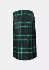 Traditional_Graham_of_Montrose_Modern_Tartan_kilt_left_image_with_pleated_design_and_adjustable_buckles_for_men