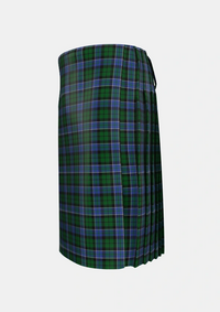 Traditional_Graham_of_Montrose_Tartan_746_kilt_left_image_with_pleated_design_and_adjustable_buckles_for_men
