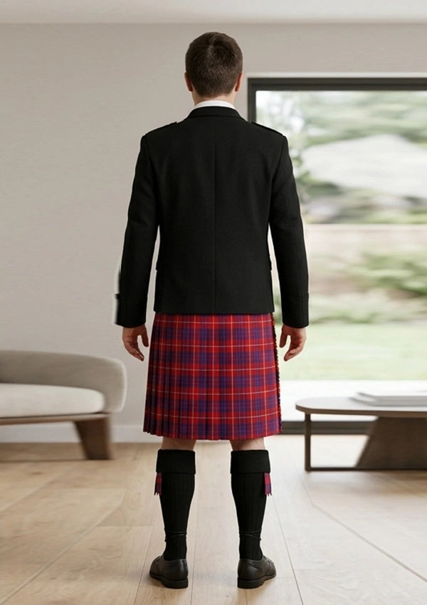 Traditional_Graham_tartan_Kilt_and_Argyle_Jacket_Kilt_Outfit_back_image