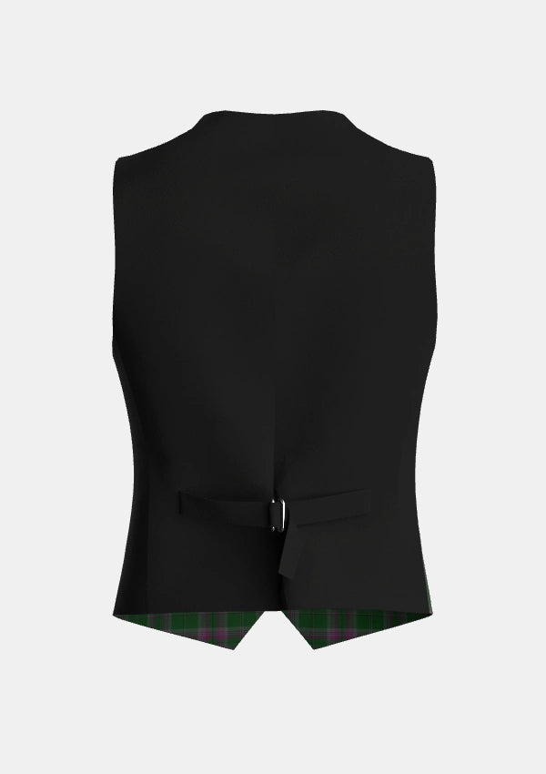 Traditional_Gray_Hunting_Tartan_1079_Waistcoat_back_image
