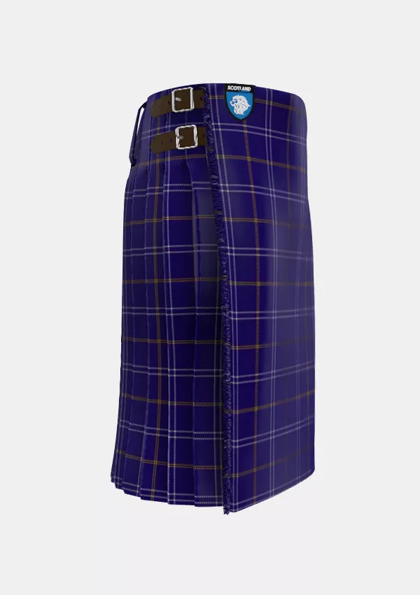 Traditional_Greenock_Morton_Football_Club_Tartan_7467_kilt_right_image_with_pleated_design_and_adjustable_buckles_for_men