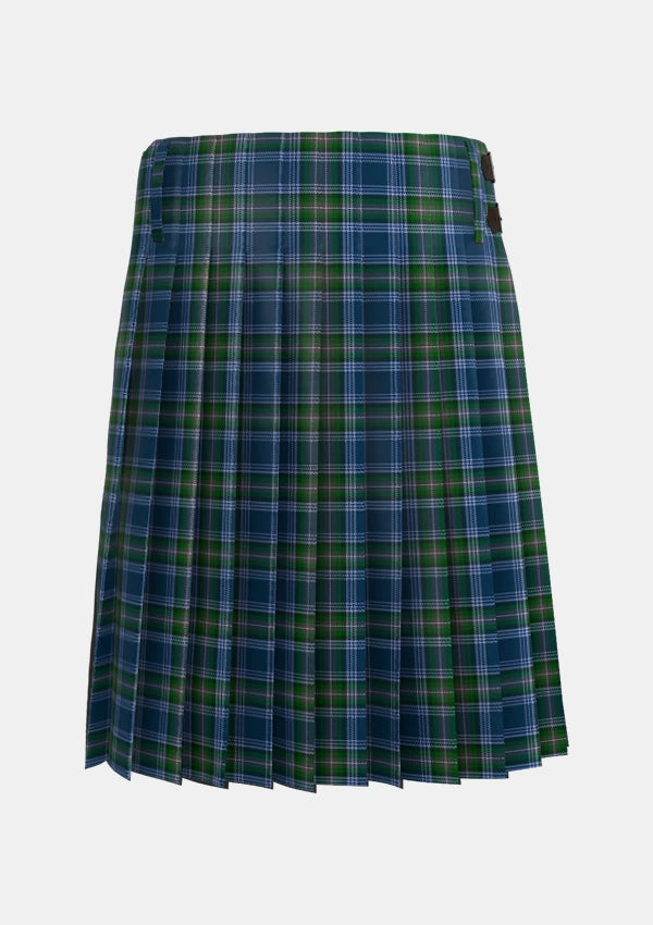 Traditional_Greenshields_Personal_Tartan_6578_kilt_back_image_with_pleated_design_and_adjustable_buckles_for_men