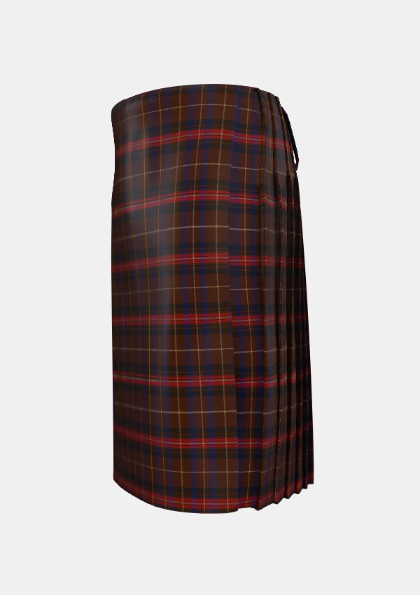 Traditional_Griffiths_of_Wales_tartan_left_image_with_pleated_design_and_adjustable_buckles_for_men