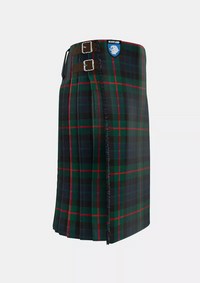 Traditional_Gunn_Modern_Tartan_kilt_right_image_with_pleated_design_and_adjustable_buckles_for_men