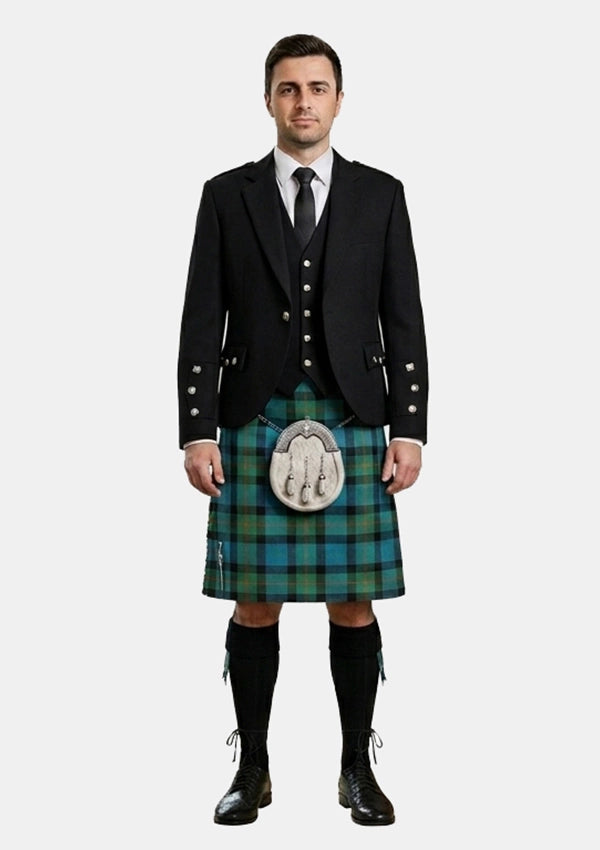 Traditional_Gunn_Tartan_Kilt_and_Argyle_Jacket_Kilt_Outfits_front_image
