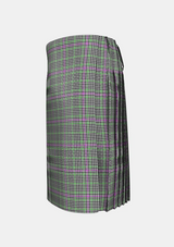 Traditional_Halliday_Tartan_kilt_7552_left_image_with_pleated_design_and_adjustable_buckles_for_men