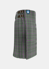 Traditional_Halliday_Tartan_kilt_7552_right_image_with_pleated_design_and_adjustable_buckles_for_men