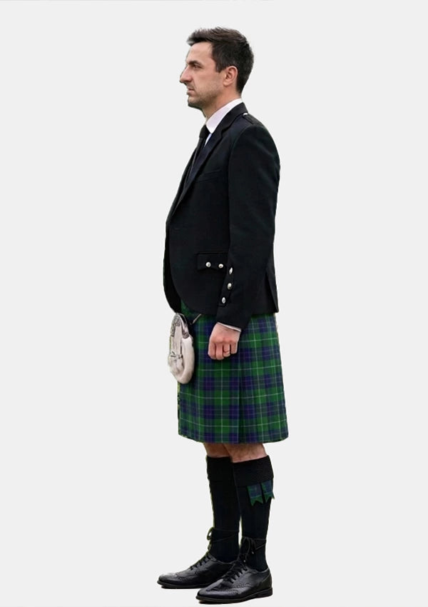 Traditional_Hamilton_Green_Hunting_Tartan_139_Kilt_and_Argyle_Jacket_Kilt_Outfits_left_image
