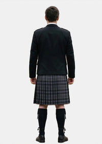 Traditional_Hamilton_Grey_Tartan_Kilt_and_Argyle_Jacket_Kilt_Outfits_back_image