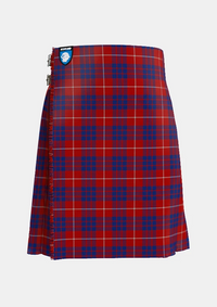 Traditional_Hamilton_Tartan_kilt_front_image_with_pleated_design_and_adjustable_buckles_for_men