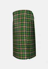 Traditional_Hamilton_of_Brandon_Tartan_5141_kilt_left_image_with_pleated_design_and_adjustable_buckles_for_men