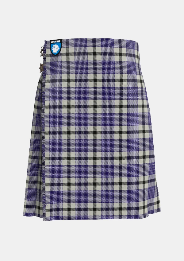 Traditional_Hanna_Tartan_kilt_619_front_image_with_pleated_design_and_adjustable_buckles_for_men
