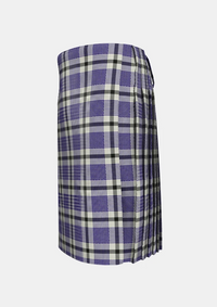 Traditional_Hanna_Tartan_kilt_619_left_image_with_pleated_design_and_adjustable_buckles_for_men