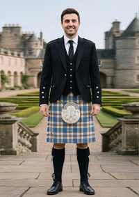 Traditional_Hannay_Tartan_1255_Kilt_and_Argyle_Jacket_Kilt_Outfit_front_image