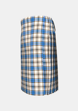 Traditional_Hannay_Tartan_kilt_left_image_with_pleated_design_and_adjustable_buckles_for_men