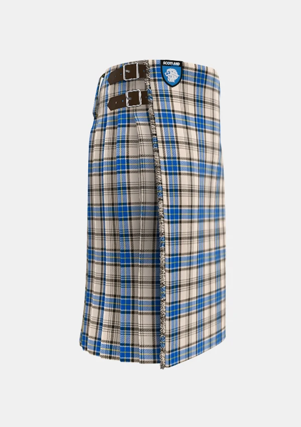 Traditional_Hannay_Tartan_kilt_right_image_with_pleated_design_and_adjustable_buckles_for_men