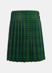 Traditional_Harkness_Hunting_Tartan_5710_kilt_back_image_with_pleated_design_and_adjustable_buckles_for_men