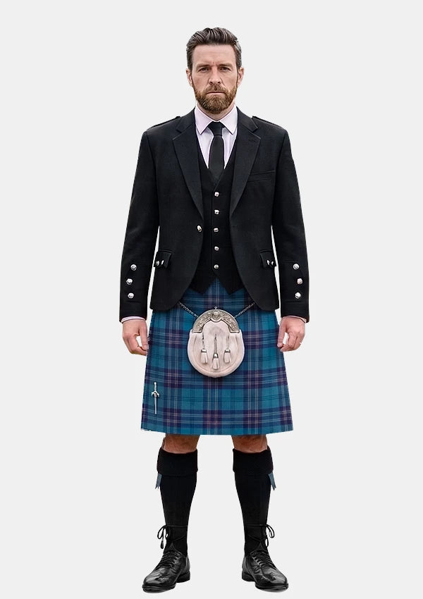 Traditional_Harmony_Tartan_31_Kilt_and_Argyle_Jacket_Kilt_Outfits_front_image