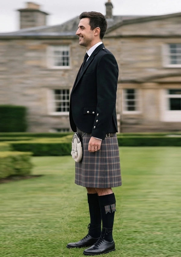 Traditional_Harris_Mist_tartan_13674_Kilt_and_Argyle_Jacket_Kilt_Outfit_left_image