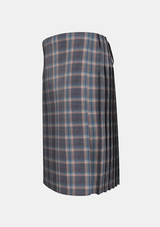Traditional_Harris_Mist_tartan_left_image_with_pleated_design_and_adjustable_buckles_for_men