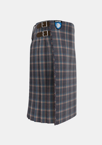 Traditional_Harris_Mist_tartan_right_image_with_pleated_design_and_adjustable_buckles_for_men
