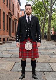 Traditional_Hart_Texas_Personal_Tartan_6306_Kilt_and_Argyle_Jacket_Kilt_Outfit_front_image