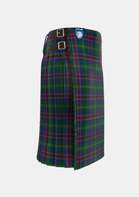 Traditional_Hart_of_Scotland_Tartan_kilt_4093_right_image_with_pleated_design_and_adjustable_buckles_for_men
