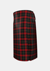 Traditional_Harvie_Tartan_kilt_left_image_with_pleated_design_and_adjustable_buckles_for_men