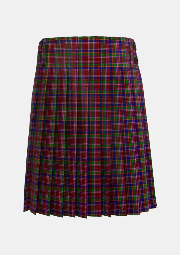 Traditional_Haughdale_Tartan_5162_kilt_back_image_with_pleated_design_and_adjustable_buckles_for_men