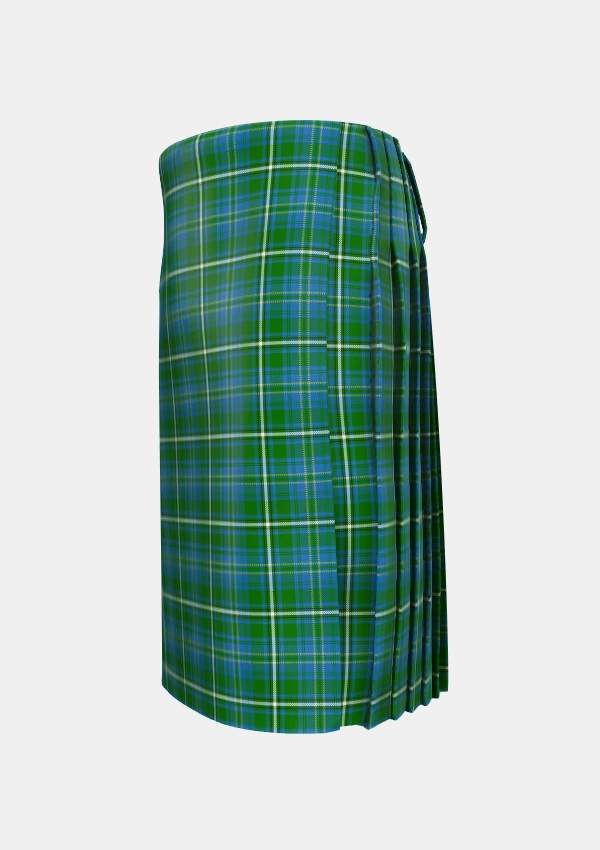 Traditional_Hay_Hunting_Tartan_2712_kilt_left_image_with_pleated_design_and_adjustable_buckles_for_men