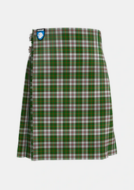 Traditional_Hay_White_Dress_Tartan_1556_kilt_front_image_with_pleated_design_and_adjustable_buckles_for_men