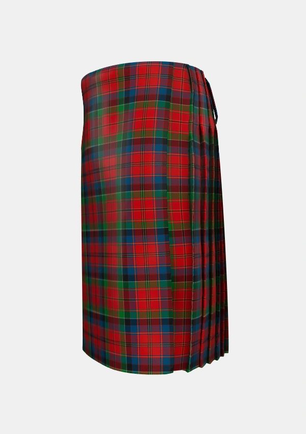 Traditional_Hay_and_Leith_Tartan_1215_kilt_left_image_with_pleated_design_and_adjustable_buckles_for_men