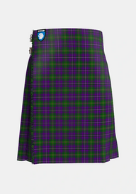 Traditional_Hay_of_Megginch_Tartan_13994_kilt_front_image_with_pleated_design_and_adjustable_buckles_for_men