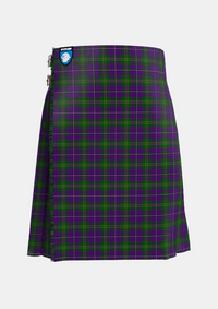 Traditional_Hay_of_Megginch_Tartan_13994_kilt_front_image_with_pleated_design_and_adjustable_buckles_for_men