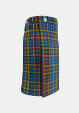 Traditional_Healy_Tartan_kilt_6236_right_image_with_pleated_design_and_adjustable_buckles_for_men